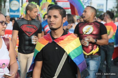 Caminata de la comunidad LGBTI en Nicaragua