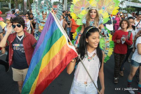 Caminata de la comunidad LGBTI en Nicaragua