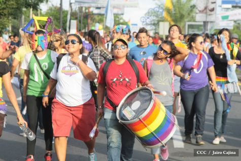 Caminata de la comunidad LGBTI en Nicaragua
