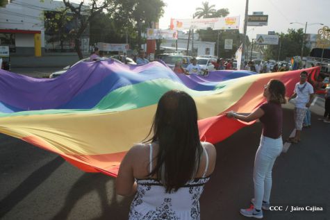 Caminata de la comunidad LGBTI en Nicaragua