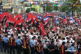 Daniel y Rosario celebran el 37 Aniversario del Repliegue Táctico a Masaya