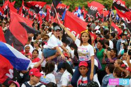 Nicaragua expresa su Amor a la Revolución en celebración del Repliegue