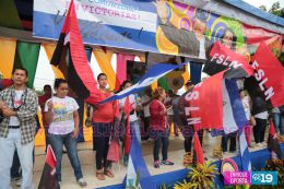 Miles se desbordan en gran celebración de Repliegue Táctico hacia Masaya