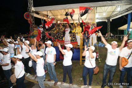 Presidente Daniel y Compañera Rosario en 37 Aniversario del Repliegue a Masaya