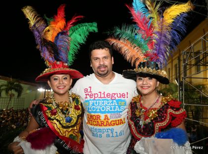 Presidente Daniel y Compañera Rosario en 37 Aniversario del Repliegue a Masaya