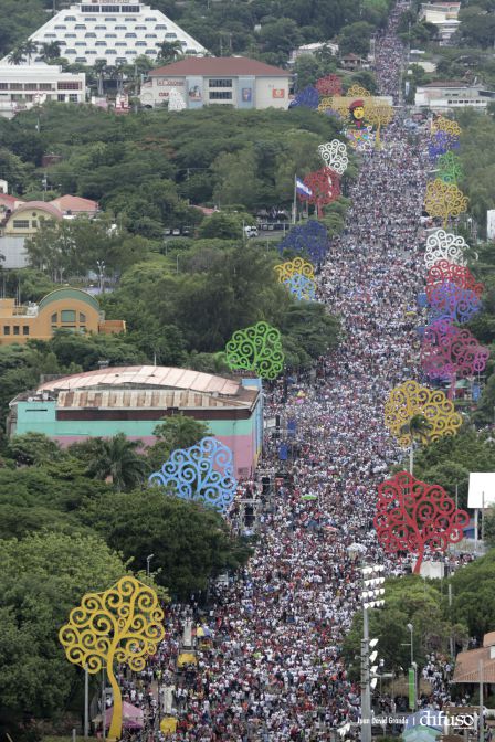 Fotos Aéreas del 37 Aniversario de la Revolución Popular Sandinista