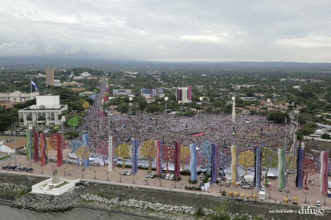 Fotos Aéreas del 37 Aniversario de la Revolución Popular Sandinista