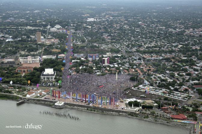 Fotos Aéreas del 37 Aniversario de la Revolución Popular Sandinista