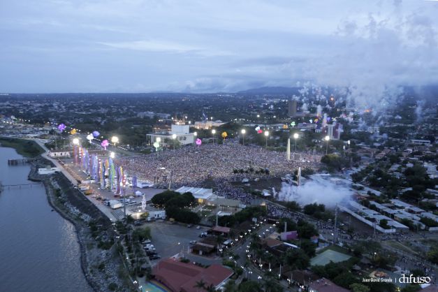 Fotos Aéreas del 37 Aniversario de la Revolución Popular Sandinista