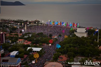 Fotos Aéreas del 37 Aniversario de la Revolución Popular Sandinista