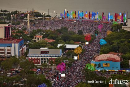 Fotos Aéreas del 37 Aniversario de la Revolución Popular Sandinista