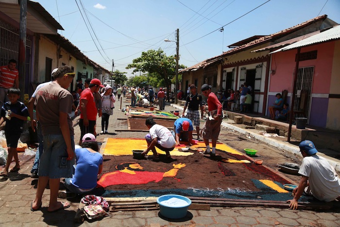Alfombras Pasionarias en León
