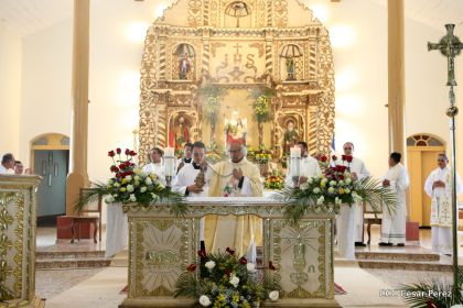 Cardenal Brenes oficia Misa en honor a Santa Ana
