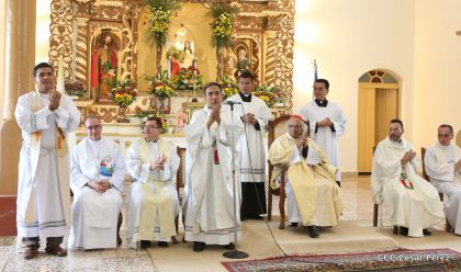 Cardenal Brenes oficia Misa en honor a Santa Ana