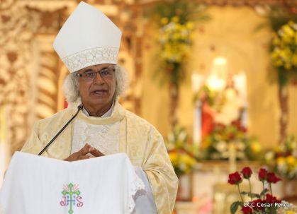 Cardenal Brenes oficia Misa en honor a Santa Ana