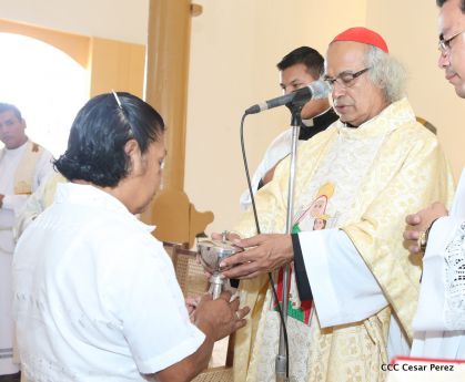 Cardenal Brenes oficia Misa en honor a Santa Ana