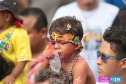 Miles acompañan a Santo Domingo en su recorrido por Managua