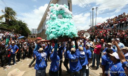 Bajada de Santo Domingo de Guzmán a Managua (1 de agosto 2016)