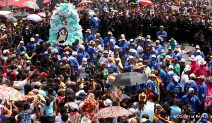 Bajada de Santo Domingo de Guzmán a Managua (1 de agosto 2016)