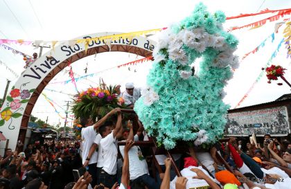 Bajada de Santo Domingo de Guzmán a Managua (1 de agosto 2016)