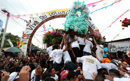 Bajada de Santo Domingo de Guzmán a Managua (1 de agosto 2016)