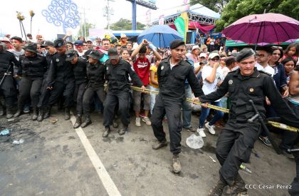 Bajada de Santo Domingo de Guzmán a Managua (1 de agosto 2016)