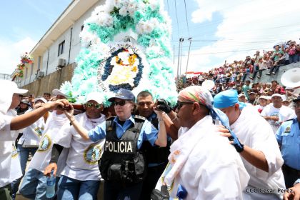 Bajada de Santo Domingo de Guzmán a Managua (1 de agosto 2016)