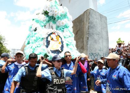 Bajada de Santo Domingo de Guzmán a Managua (1 de agosto 2016)