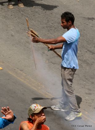 Bajada de Santo Domingo de Guzmán a Managua (1 de agosto 2016)