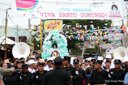 Bajada de Santo Domingo de Guzmán a Managua (1 de agosto 2016)
