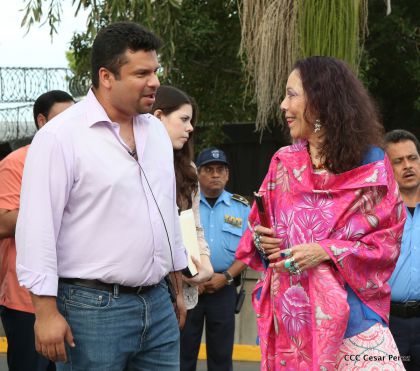 Daniel y Rosario, fórmula presidencial del Frente Sandinista y la Alianza Unida, Nicaragua Triunfa