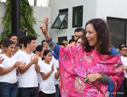 Daniel y Rosario, fórmula presidencial del Frente Sandinista y la Alianza Unida, Nicaragua Triunfa