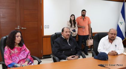 Daniel y Rosario, fórmula presidencial del Frente Sandinista y la Alianza Unida, Nicaragua Triunfa