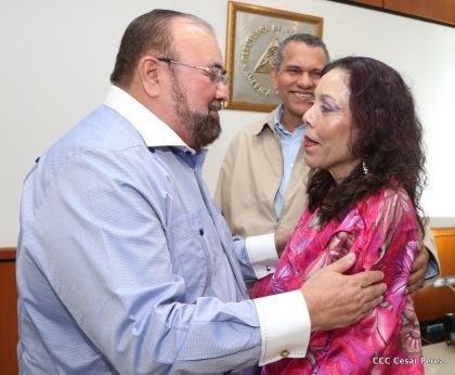 Daniel y Rosario, fórmula presidencial del Frente Sandinista y la Alianza Unida, Nicaragua Triunfa