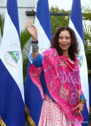 Daniel y Rosario, fórmula presidencial del Frente Sandinista y la Alianza Unida, Nicaragua Triunfa