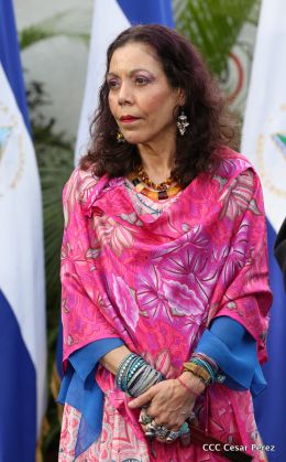 Daniel y Rosario, fórmula presidencial del Frente Sandinista y la Alianza Unida, Nicaragua Triunfa