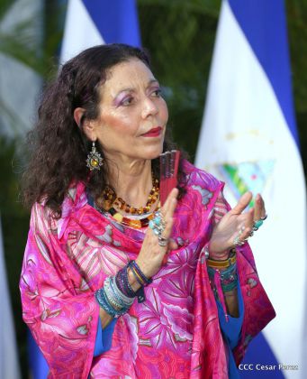 Daniel y Rosario, fórmula presidencial del Frente Sandinista y la Alianza Unida, Nicaragua Triunfa