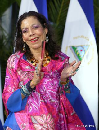 Daniel y Rosario, fórmula presidencial del Frente Sandinista y la Alianza Unida, Nicaragua Triunfa