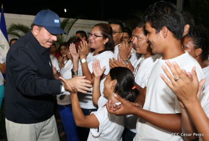 Daniel y Rosario, fórmula presidencial del Frente Sandinista y la Alianza Unida, Nicaragua Triunfa