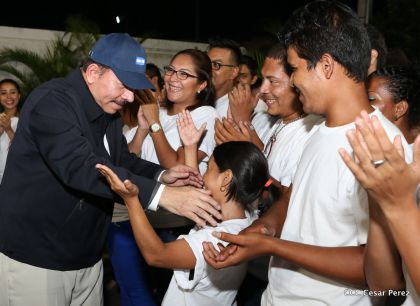 Daniel y Rosario, fórmula presidencial del Frente Sandinista y la Alianza Unida, Nicaragua Triunfa