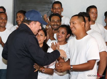 Daniel y Rosario, fórmula presidencial del Frente Sandinista y la Alianza Unida, Nicaragua Triunfa