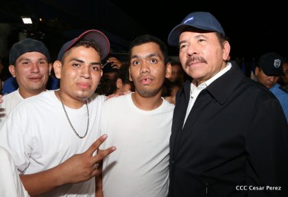 Daniel y Rosario, fórmula presidencial del Frente Sandinista y la Alianza Unida, Nicaragua Triunfa