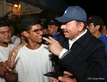 Daniel y Rosario, fórmula presidencial del Frente Sandinista y la Alianza Unida, Nicaragua Triunfa