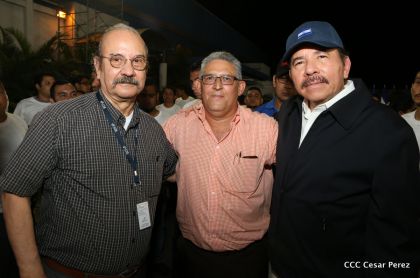 Daniel y Rosario, fórmula presidencial del Frente Sandinista y la Alianza Unida, Nicaragua Triunfa