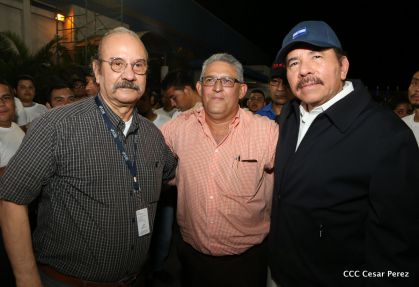 Daniel y Rosario, fórmula presidencial del Frente Sandinista y la Alianza Unida, Nicaragua Triunfa