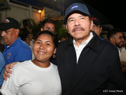 Daniel y Rosario, fórmula presidencial del Frente Sandinista y la Alianza Unida, Nicaragua Triunfa