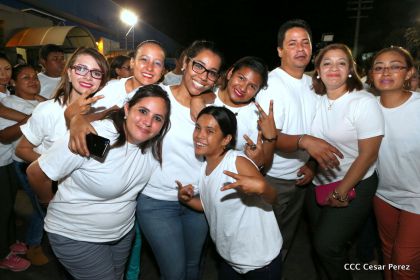 Daniel y Rosario, fórmula presidencial del Frente Sandinista y la Alianza Unida, Nicaragua Triunfa