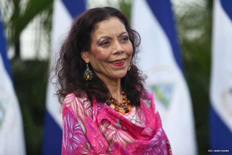 Daniel y Rosario, fórmula presidencial del Frente Sandinista y la Alianza Unida, Nicaragua Triunfa