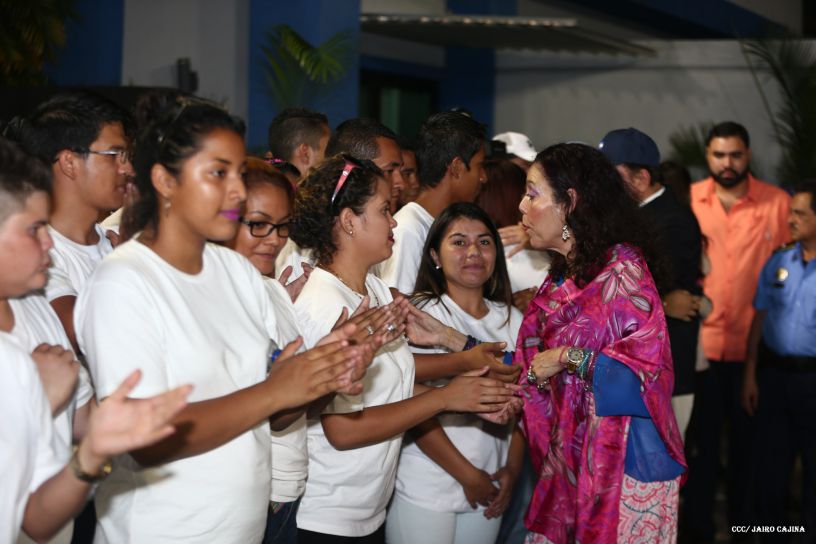 Daniel y Rosario, fórmula presidencial del Frente Sandinista y la Alianza Unida, Nicaragua Triunfa