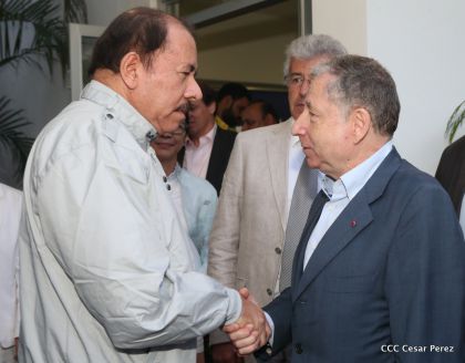 Presidente Daniel se reúne con el presidente de la Federación Internacional de Automovilismo